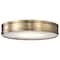 Nuvo Kendall, 14 Inch LED Flush Mount, Burnished Brass with Alabaster Glass 62/2121 - alternate 2